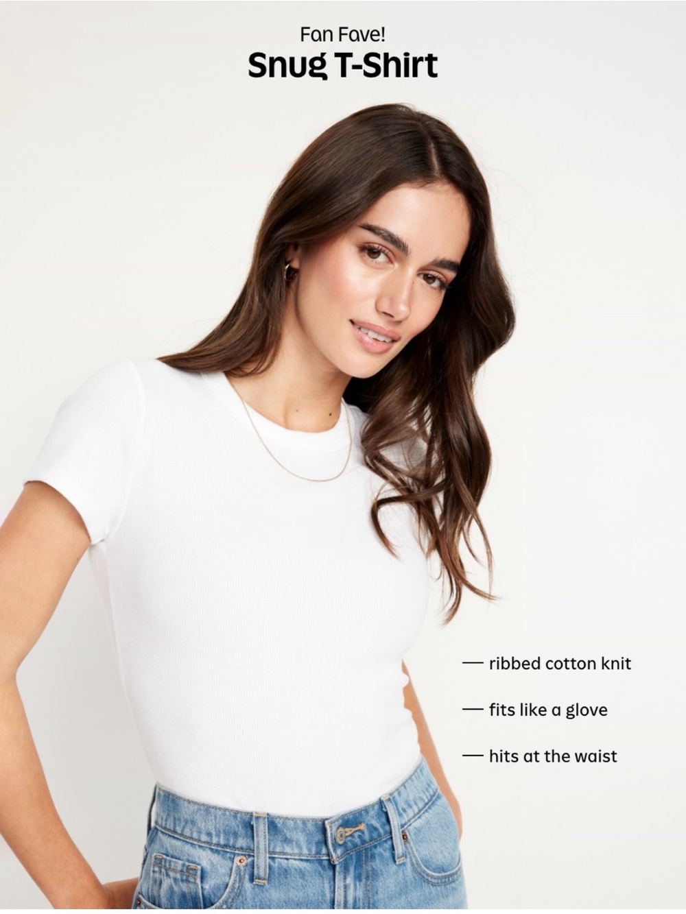 3 Old Navy Ribbed Tees - Picture 4 of 5